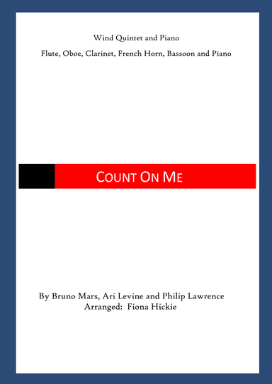Count On Me (arr. Fiona Hickie)