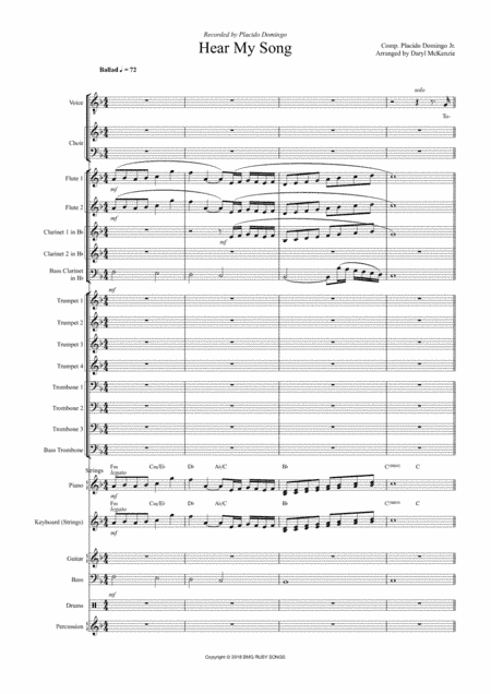 Hear My Song (arr. Daryl McKenzie)