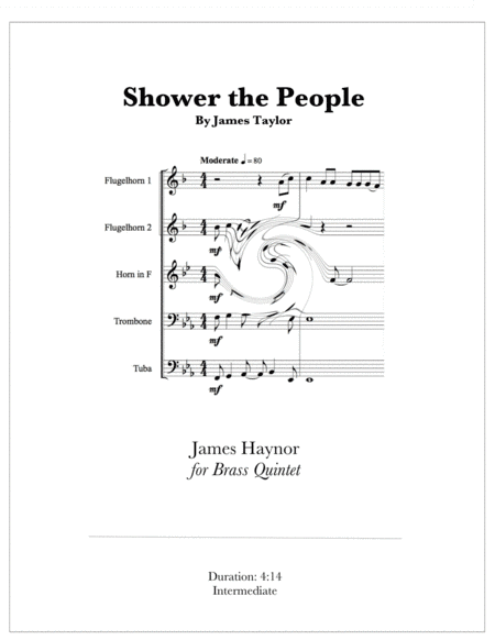 Shower The People (arr. James Haynor)