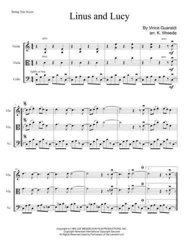 Linus And Lucy (arr. Katrina Wreede)