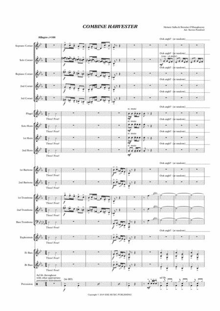 Combine Harvester (arr. Steven Ponsford)