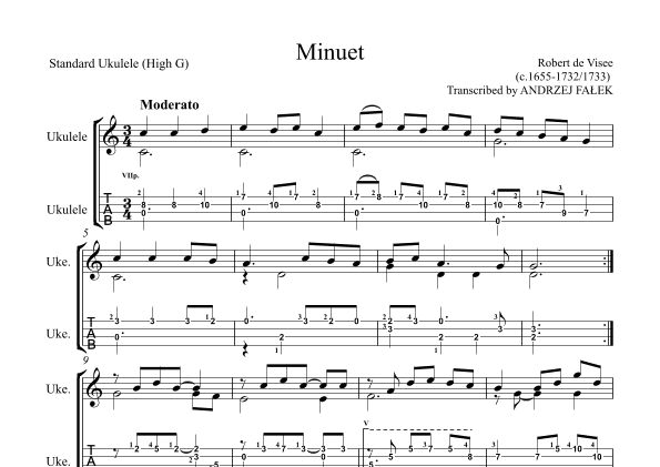 Minuet (arr. Andrzej Falek)