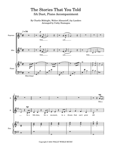 The Stories That You Told (arr. Cathy Stamegna)