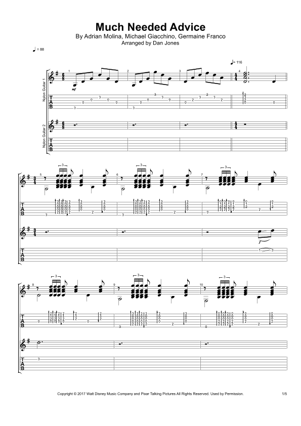 Much Needed Advice (arr. Dan Jones)