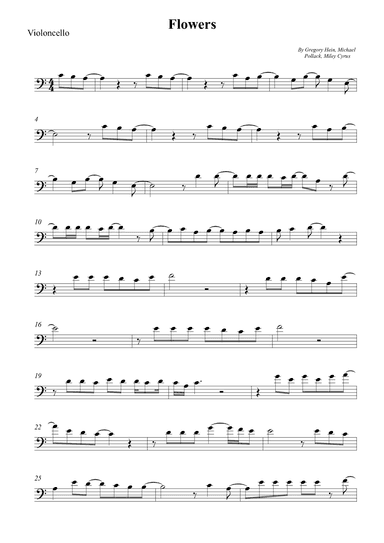 Flowers (arr. Wesley S. SIlva)
