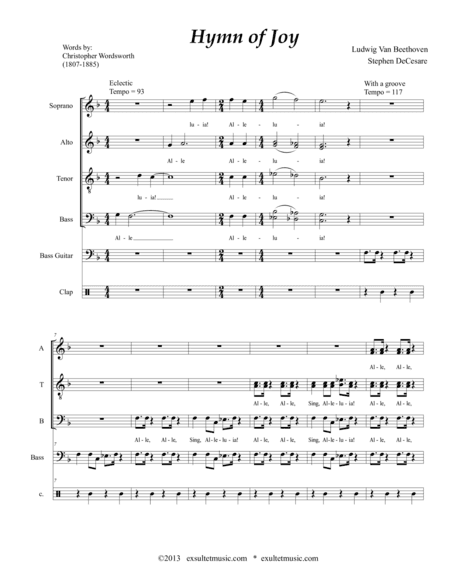 Hymn Of Joy (arr. Stephen DeCesare)