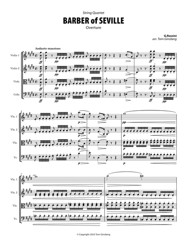 Barber of Seville Overture (arr. Tom Ginsberg)