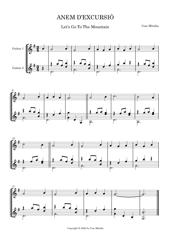 ANEM D'EXCURSIO Guit & Guit