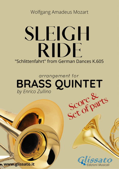 Sleigh Ride - Brass quintet/ensemble score & parts (10) (arr. Enrico Zullino)