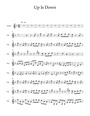 Up Is Down (arr. Isaac Morales)