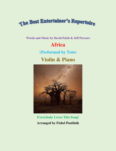 Africa (arr. Fishel Pustilnik)