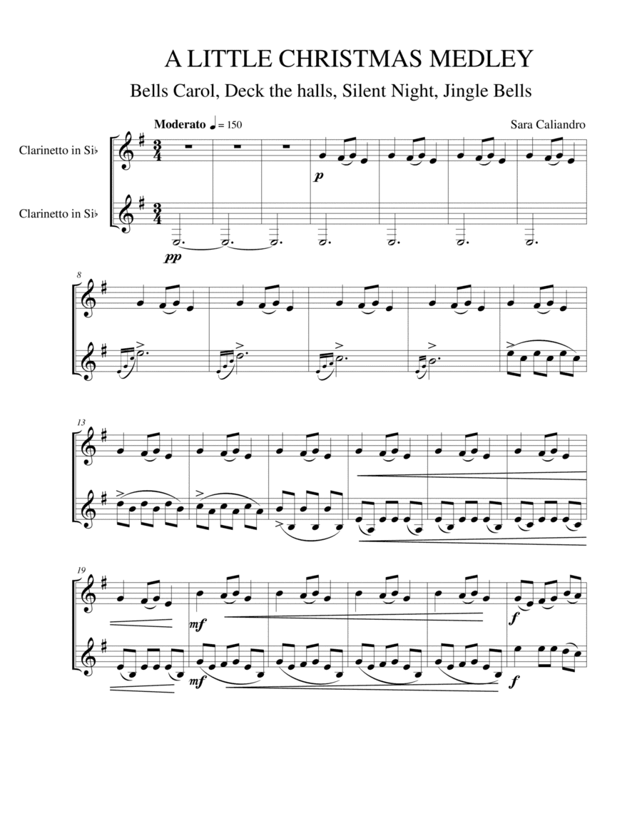 A little christmas medley (arr. Sara Caliandro)