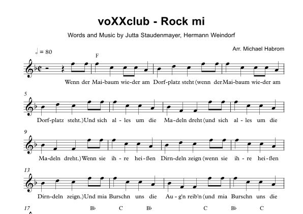 Rock Mi (arr. Michael Habrom)
