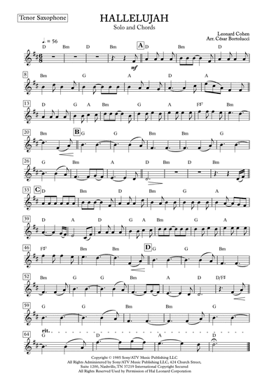 Hallelujah (arr. ACT Bortolucci)