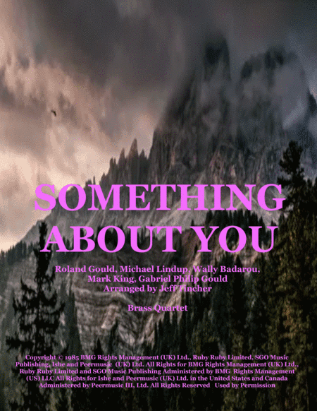 Something About You (arr. Jeff Tincher)
