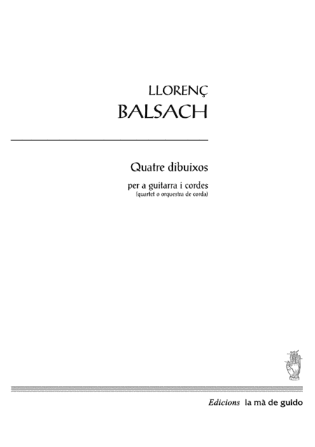 Quatre dibuixos per a guitarra i cordes