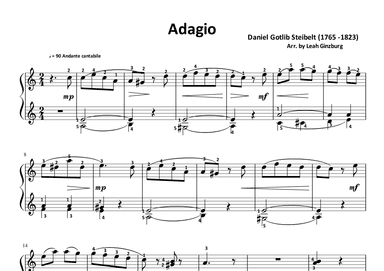 Adagio by D. Steibelt (arr. Leah Ginzburg)