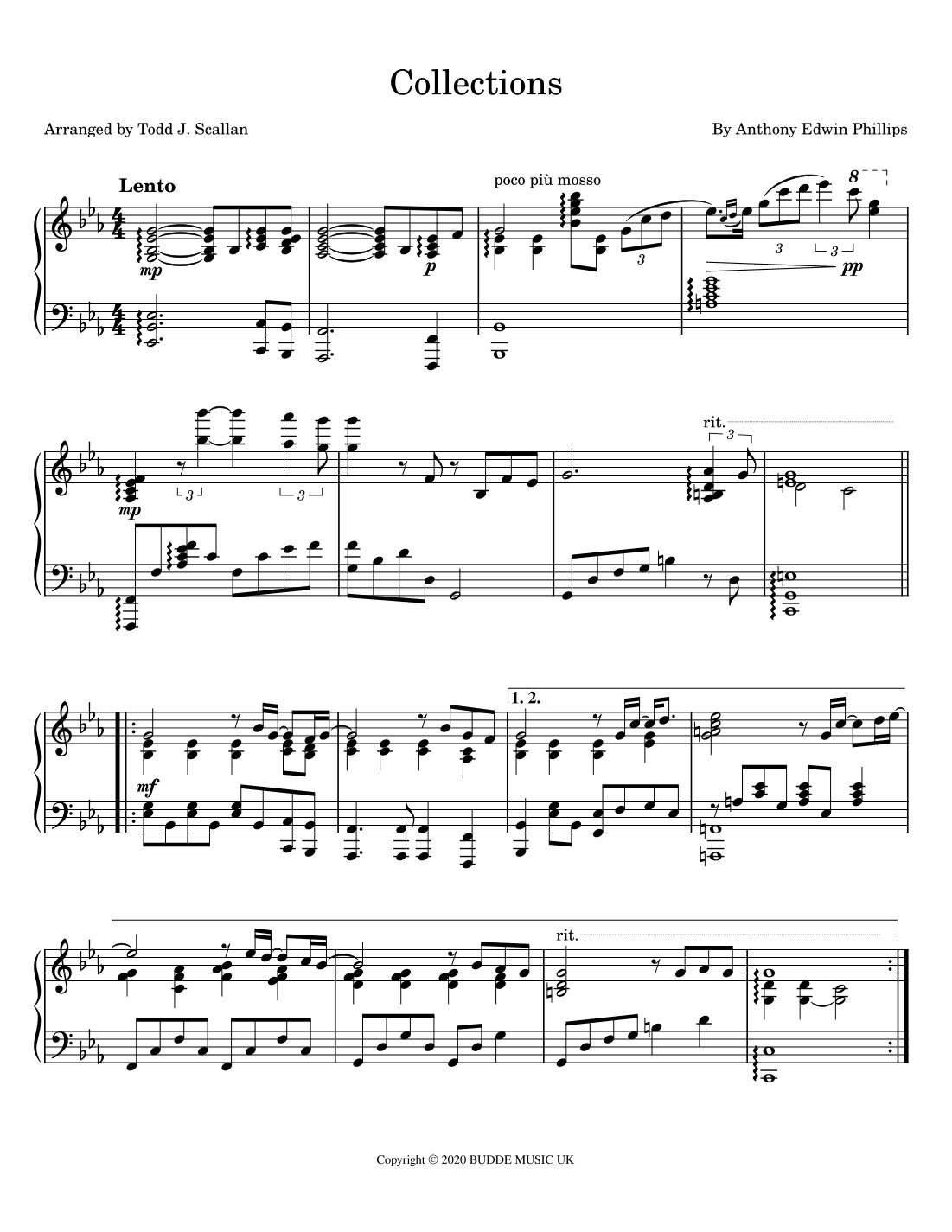 Collections (arr. Todd J. Scallan)