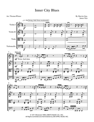 Inner City Blues (make Me Wanna Holler) (arr. Thomas Winter)