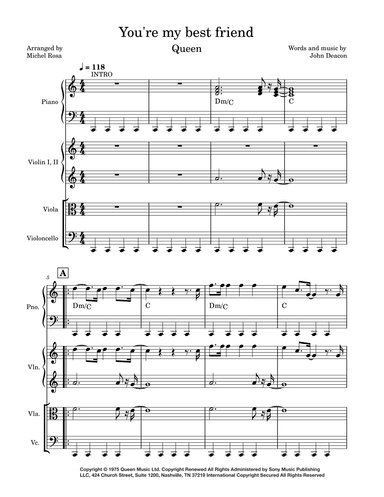 You're My Best Friend (arr. Harmonistas)