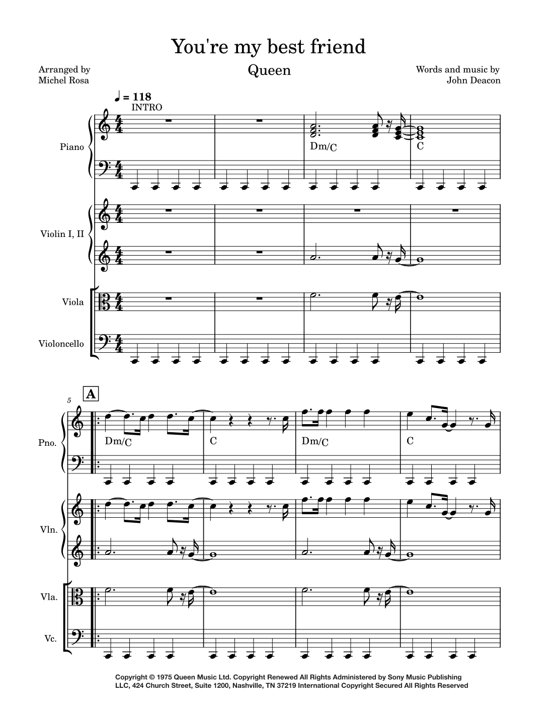 You're My Best Friend (arr. Harmonistas)