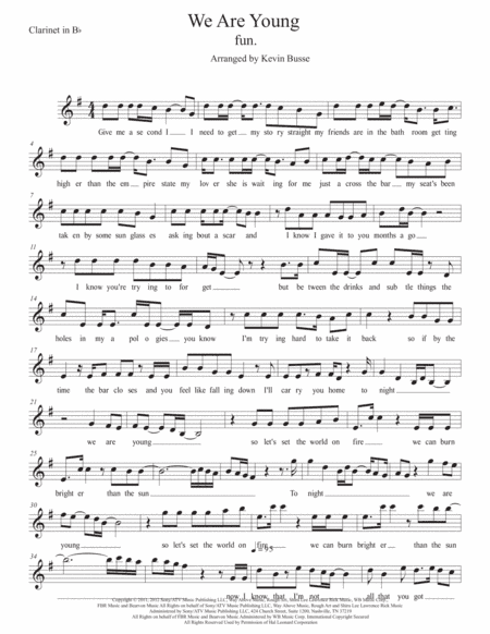 We Are Young (arr. Kevin Busse)