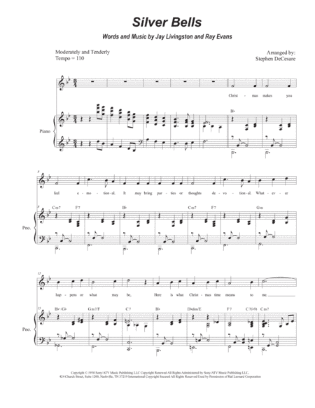 Silver Bells (arr. Stephen DeCesare)