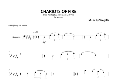Chariots Of Fire (arr. Joe Securis)