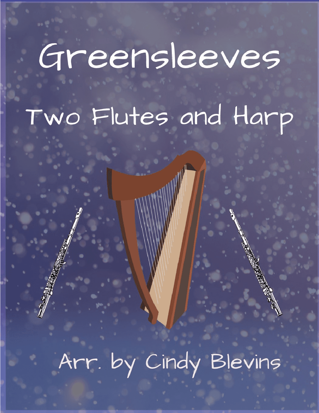 Greensleeves, Two Flutes and Harp (arr. Cindy Blevins)