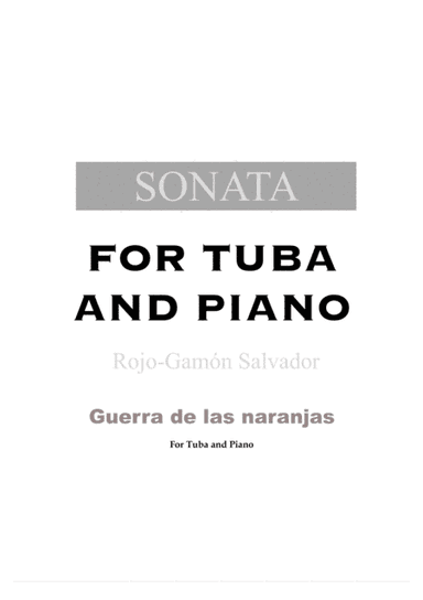 SONATA (For tuba and piano)