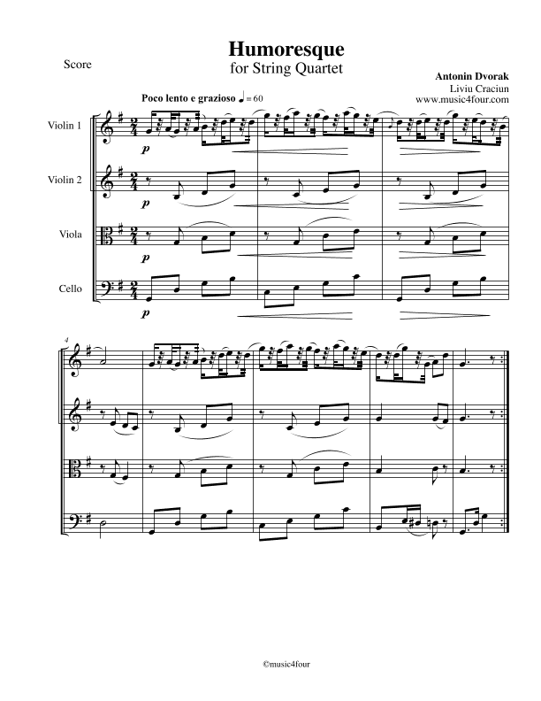 Humoresque (arr. Ionut Cosarca)