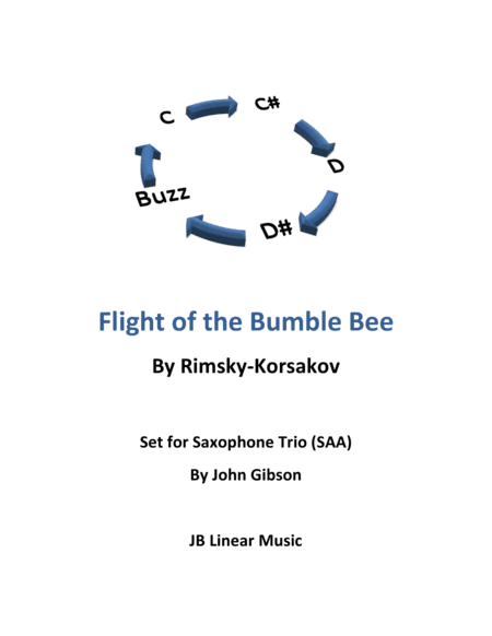 Flight of the Bumble Bee for sax trio (arr. John Gibson)