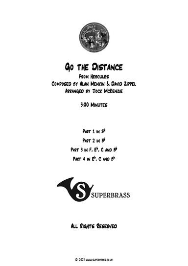Go The Distance (arr. Jock McKenzie)