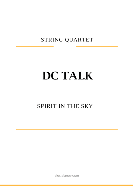 Spirit In The Sky (arr. Alex Talanov)