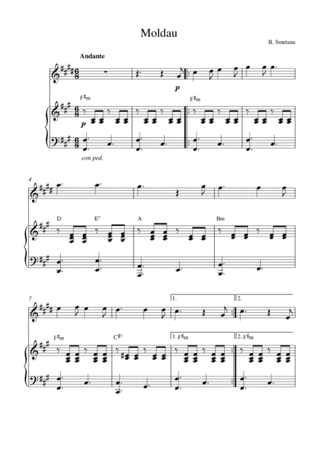 Moldau (arr. Kaiserin Rebecca)