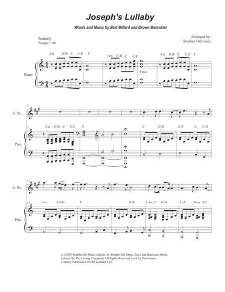 Joseph's Lullaby (arr. Stephen DeCesare)
