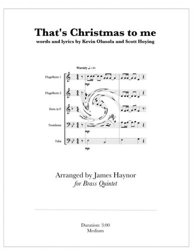 That's Christmas to Me (arr. James Haynor)