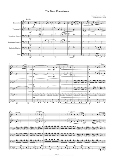 Final Countdown (arr. Charles K. Neimog)