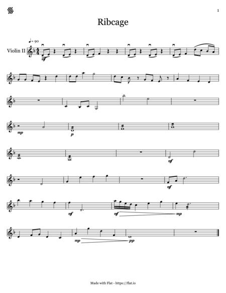 Ribcage - Violin 2