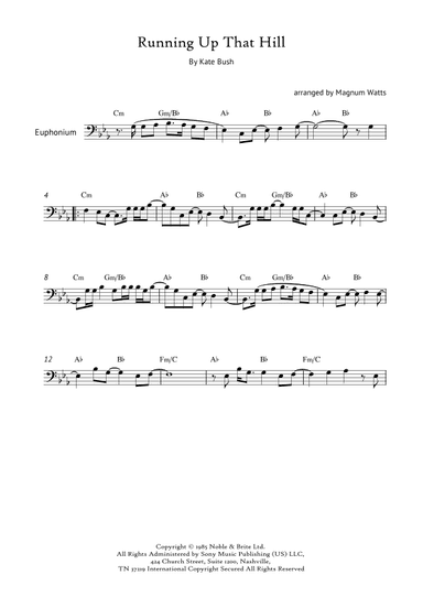 Running Up That Hill (arr. Magnum Watts)