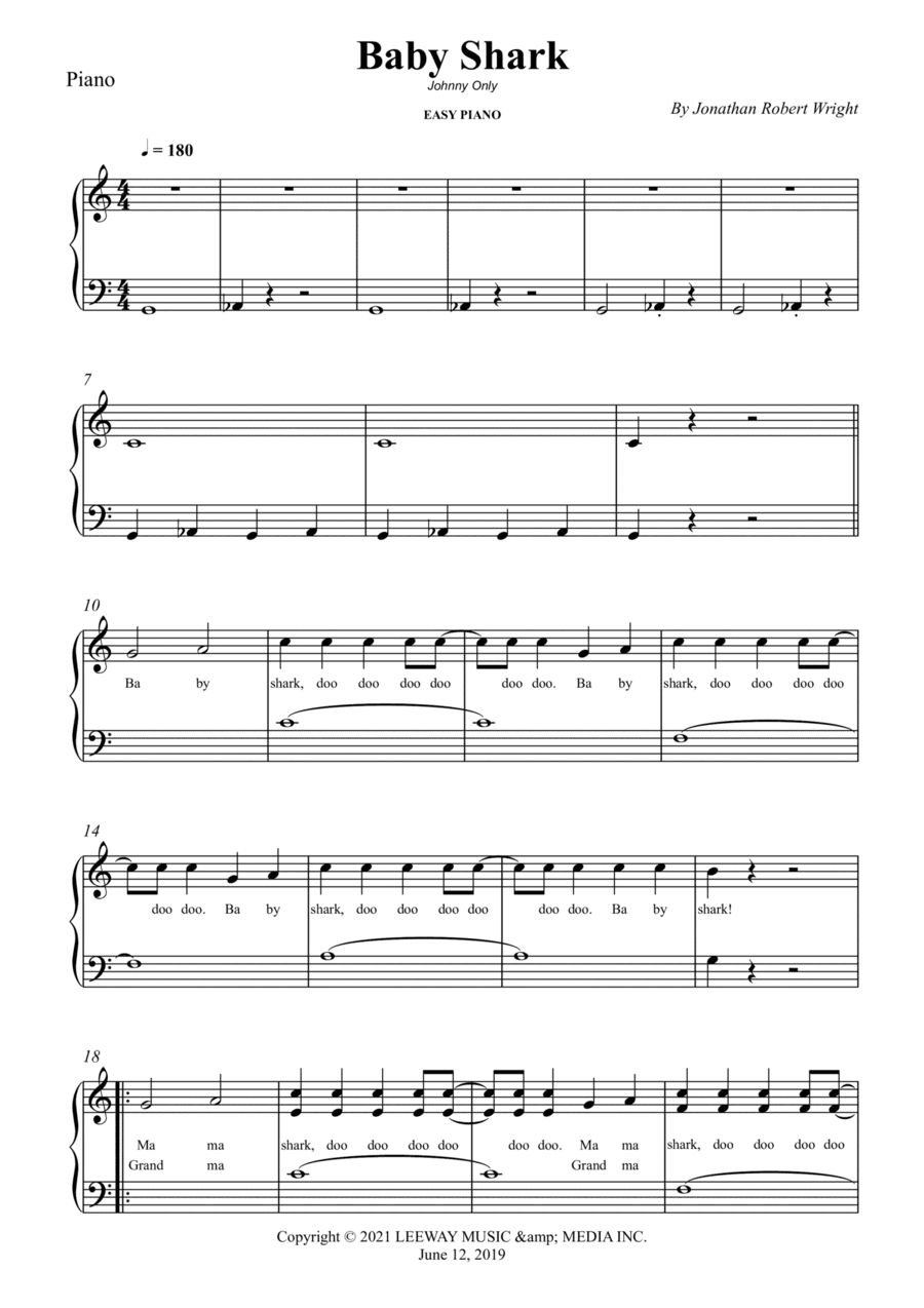 Baby Shark (arr. Wesley S. SIlva)
