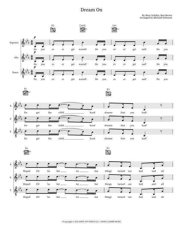 Dream On (arr. Michael Schwartz)