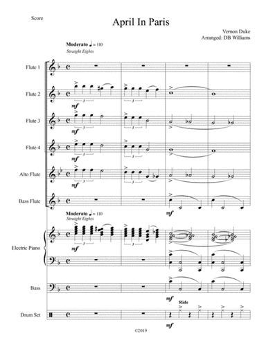 April In Paris (arr. DB Williams)