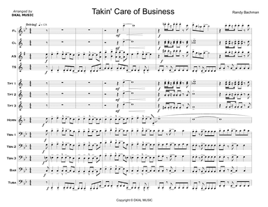 Takin' Care Of Business (arr. Dan Kalantarian)
