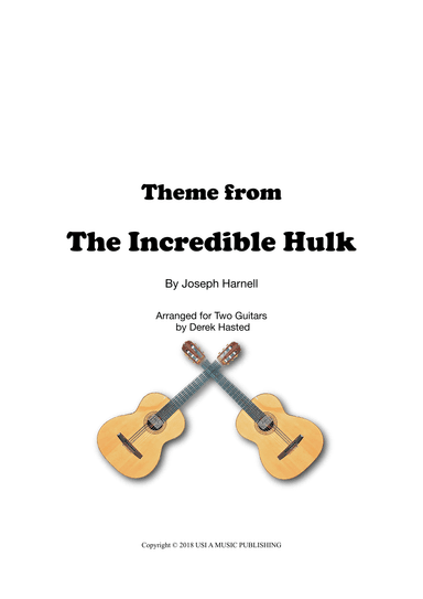 Theme From The Incredible Hulk (arr. Derek Hasted)