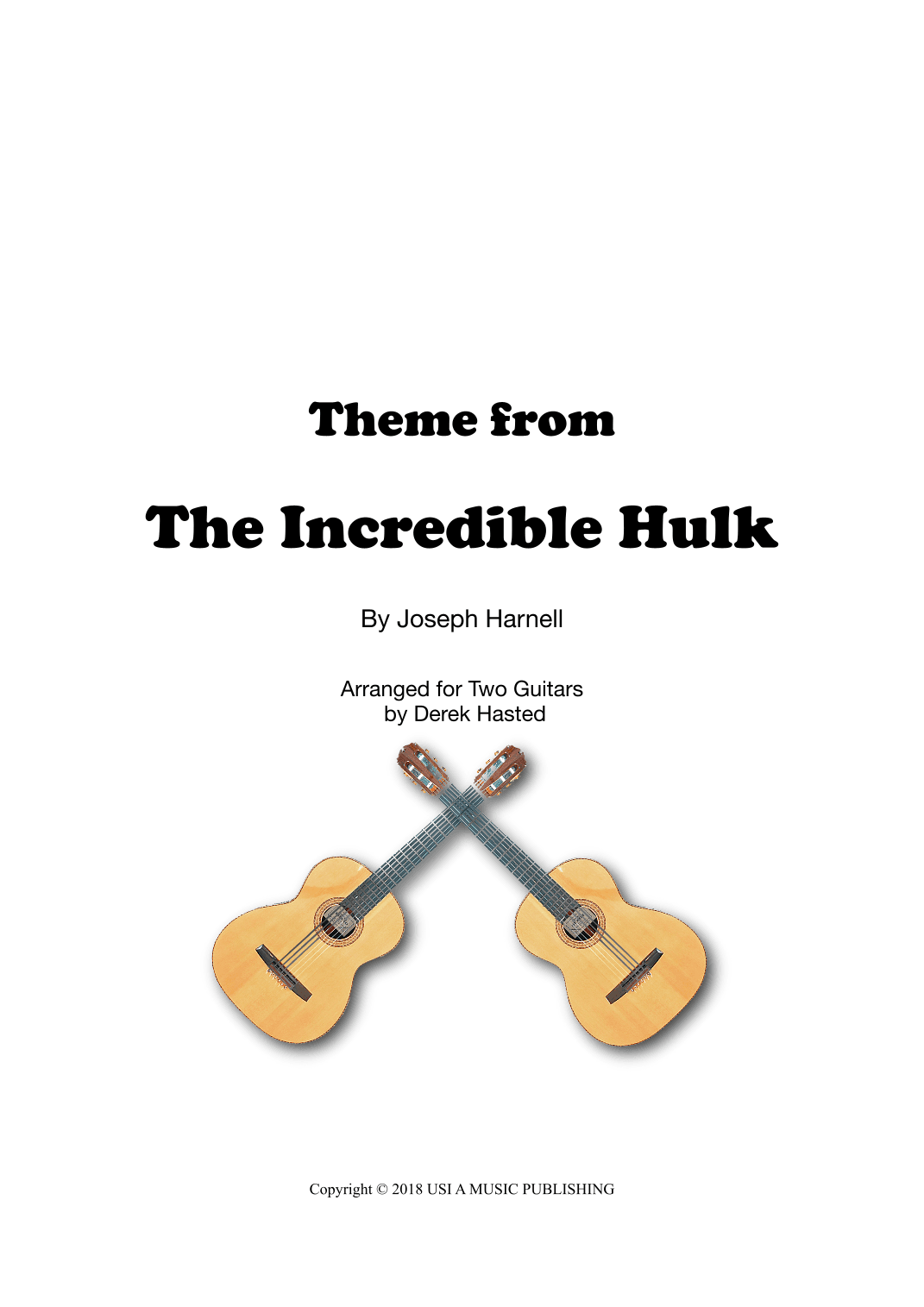Theme From The Incredible Hulk (arr. Derek Hasted)