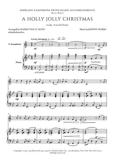 A Holly Jolly Christmas (arr. Danilo "Daca" Alves)