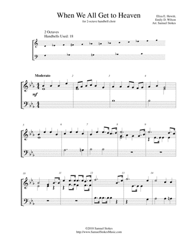 When We All Get to Heaven - for 2-octave handbell choir (arr. Samuel Stokes)