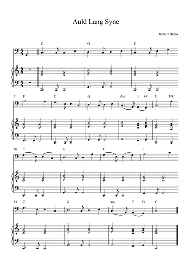 Auld Lang Syne (arr. Alex Nunes Rodrigues)