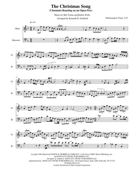 The Christmas Song (Chestnuts Roasting On An Open Fire) (arr. Kenneth D. Friedrich)